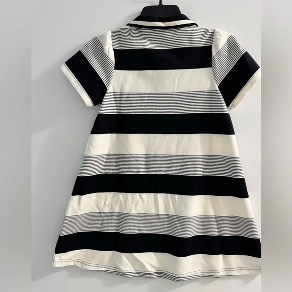 Girls NWT Casual Polo Style Striped Collared Dress with Cactus Patch Size 8-10 - Picture 3 of 16
